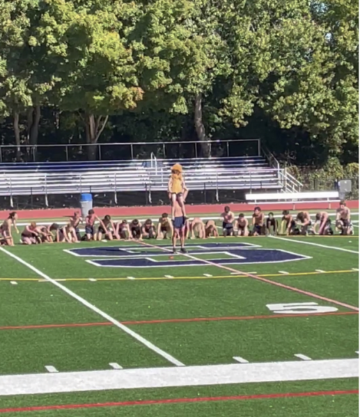 Last year, the boys’ cross-country team reenacted one of the most famous scenes from the movie “The Lion King”, bringing out school spirit from their audience. This was definitely a memorable act for me and I laughed a ton after hearing “The Circle of Life” blasting out from the speakers. 
